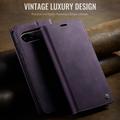 Google Pixel 11/11 Pro Caseme 033 Calf Texture Wallet Case with RFID Blocking - Purple