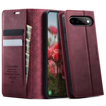 Google Pixel 11/11 Pro Caseme 033 Calf Texture Wallet Case with RFID Blocking - Red
