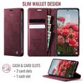 Google Pixel 11/11 Pro Caseme 033 Calf Texture Wallet Case with RFID Blocking - Red