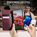 Google Pixel 11/11 Pro Caseme 033 Calf Texture Wallet Case with RFID Blocking - Red