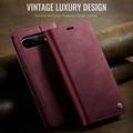Google Pixel 11/11 Pro Caseme 033 Calf Texture Wallet Case with RFID Blocking - Red