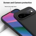 Google Pixel 11 Liquid Silicone Case with Hand Strap - Black