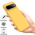 Google Pixel 11 Liquid Silicone Case with Hand Strap - Yellow