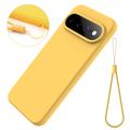 Google Pixel 11 Liquid Silicone Case with Hand Strap - Yellow