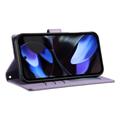 Google Pixel 11/11 Pro Luxury Quilted Wallet Case - Purple