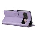 Google Pixel 11/11 Pro Luxury Quilted Wallet Case - Purple