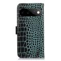 Google Pixel 11 Pro Crocodile Series Wallet Leather Case with RFID - Green