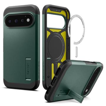 Google Pixel 11 Pro Spigen Tough Armor Mag Case - Abyss Green