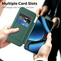 Google Pixel 11 Pro Stylish Magnetic Flip Case with RFID Card Slots