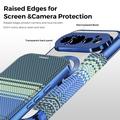 Google Pixel 11 Pro Stylish Magnetic Flip Case with RFID Card Slots - Blue