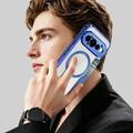Google Pixel 11 Pro Stylish Magnetic Flip Case with RFID Card Slots - Blue