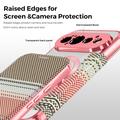 Google Pixel 11 Pro Stylish Magnetic Flip Case with RFID Card Slots - Pink