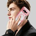 Google Pixel 11 Pro Stylish Magnetic Flip Case with RFID Card Slots - Pink