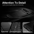 Google Pixel 11 Pro XL Brushed TPU Case - Carbon Fiber - Black