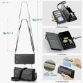 Google Pixel 11 Pro XL CaseMe C36 RFID Blocking Wallet Case - Black