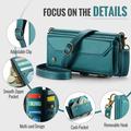 Google Pixel 11 Pro XL CaseMe C36 RFID Blocking Wallet Case - Green