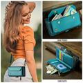 Google Pixel 11 Pro XL CaseMe C36 RFID Blocking Wallet Case - Green
