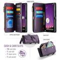 Google Pixel 11 Pro XL CaseMe C36 RFID Blocking Wallet Case - Purple