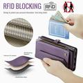 Google Pixel 11 Pro XL CaseMe C36 RFID Blocking Wallet Case - Purple