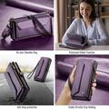 Google Pixel 11 Pro XL CaseMe C36 RFID Blocking Wallet Case - Purple
