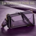 Google Pixel 11 Pro XL CaseMe C36 RFID Blocking Wallet Case - Purple