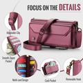 Google Pixel 11 Pro XL CaseMe C36 RFID Blocking Wallet Case - Red