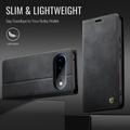 Google Pixel 11 Pro XL Caseme 033 Calf Texture Wallet Case with RFID Blocking - Black