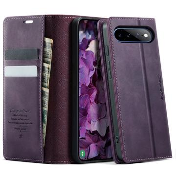 Google Pixel 11 Pro XL Caseme 033 Calf Texture Wallet Case with RFID Blocking - Purple