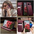 Google Pixel 11 Pro XL Caseme 033 Calf Texture Wallet Case with RFID Blocking - Red