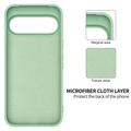 Google Pixel 11 Pro XL Liquid Silicone Case with Hand Strap - Green