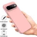 Google Pixel 11 Pro XL Liquid Silicone Case with Hand Strap - Pink