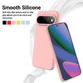 Google Pixel 11 Pro XL Liquid Silicone Case with Hand Strap - Pink