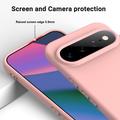 Google Pixel 11 Pro XL Liquid Silicone Case with Hand Strap - Pink