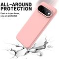 Google Pixel 11 Pro XL Liquid Silicone Case with Hand Strap - Pink