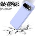 Google Pixel 11 Pro XL Liquid Silicone Case with Hand Strap - Purple
