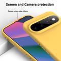 Google Pixel 11 Pro XL Liquid Silicone Case with Hand Strap - Yellow