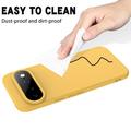 Google Pixel 11 Pro XL Liquid Silicone Case with Hand Strap - Yellow