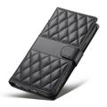 Google Pixel 11 Pro XL Luxury Quilted Wallet Case - Black