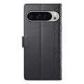 Google Pixel 11 Pro XL Luxury Quilted Wallet Case - Black