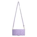 Google Pixel 11 Pro XL Luxury Quilted Wallet Case - Purple