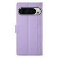 Google Pixel 11 Pro XL Luxury Quilted Wallet Case - Purple