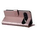 Google Pixel 11 Pro XL Luxury Quilted Wallet Case - Rose Gold