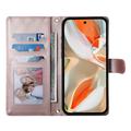 Google Pixel 11 Pro XL Luxury Quilted Wallet Case - Rose Gold