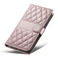 Google Pixel 11 Pro XL Luxury Quilted Wallet Case - Rose Gold