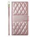 Google Pixel 11 Pro XL Luxury Quilted Wallet Case - Rose Gold