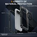 Google Pixel 11 Pro XL Magnetic Case with Tempered Glass Screen Protector - MagSafe Compatible - Black