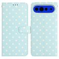 Google Pixel 11 Pro XL Polka Dot Pattern Wallet Case - Blue