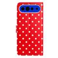 Google Pixel 11 Pro XL Polka Dot Pattern Wallet Case - Red