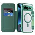 Google Pixel 11 Pro XL Stylish Magnetic Flip Case with RFID Card Slots