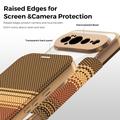 Google Pixel 11 Pro XL Stylish Magnetic Flip Case with RFID Card Slots - Brown